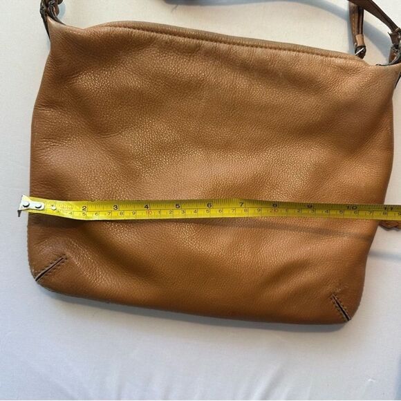 Vintage Kate Spade Tan Pebbled Leather Crossbody Bag - Picture 8 of 12